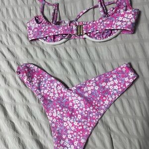 Kulani Kinis Pink Floral Bikini